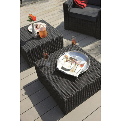 Keter zahradní stůl California grafit, 69 x 68 x 35 cm